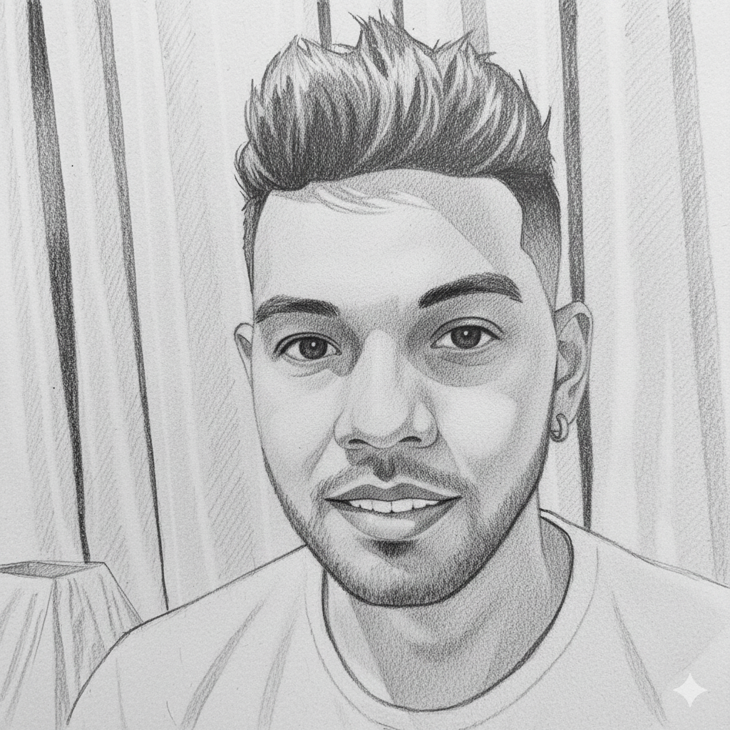 Gemini_Generated_DRW AI Generated Sketch of David Richard Williams - Digital Designer & Storyteller